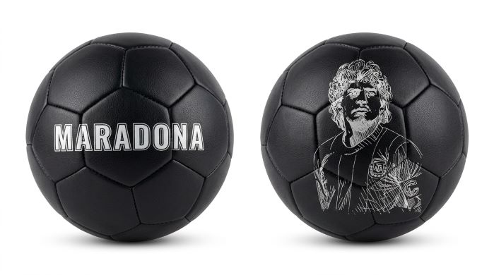 (Mis 1) Mini Ball MARADONA GIFT (Nero)…x50